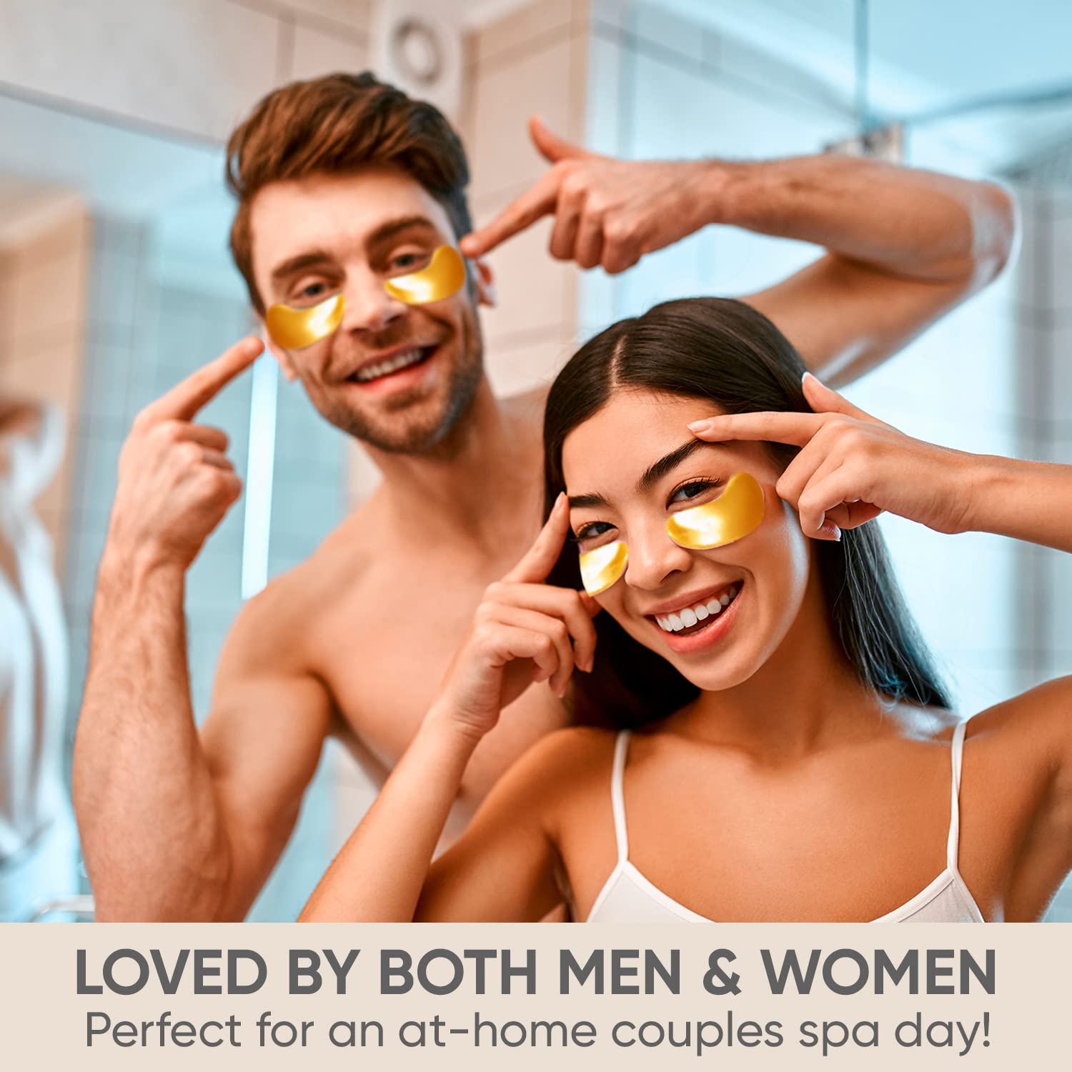 Golden Under Eye Patches - Under Eye Mask with Amino Acid & Collagen
