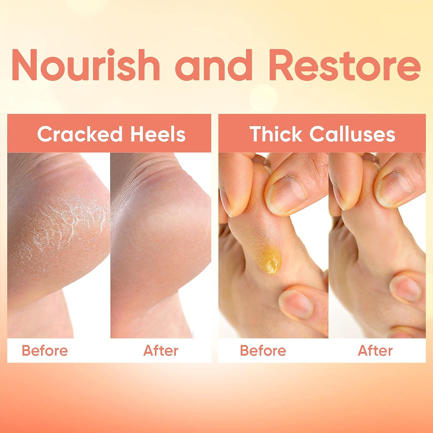 Foot Peel Mask Peach